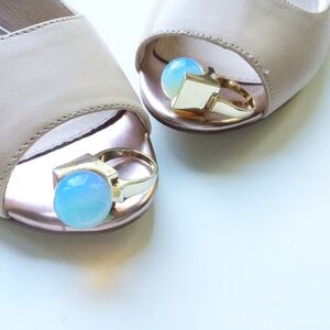 Moonstone Sphere Ring